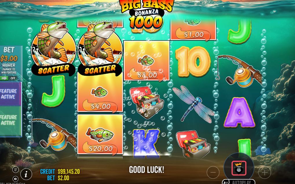 Free Spins med Wild Tracker ovanför hjulen